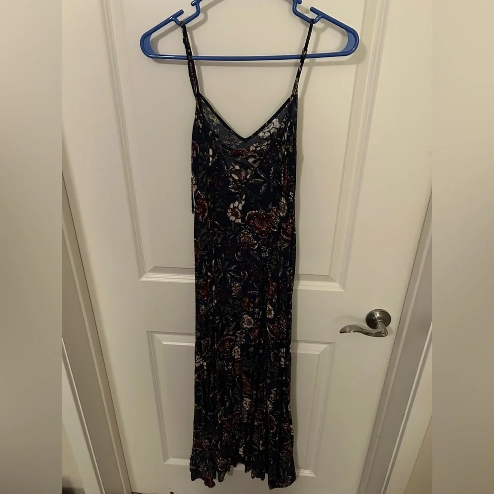 Abercrombie & Fitch Navy Floral Maxi Dress